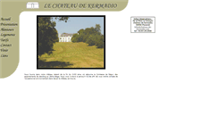 Desktop Screenshot of chateau-de-kermadio.com